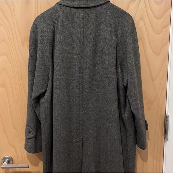 Vintage Burberry Mens Wool Cashmere Blend Coat - Picture 5 of 8
